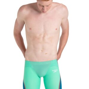 Speedo Men's Fastskin LZR Pure Intent Jammer - Green Glow / Nordic Teal