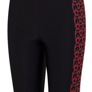 Speedo Boy's Boomstar Splice Jammer - Black / Fed Red-0