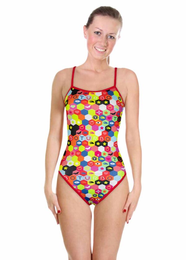 Turbo Hexa Flour Swimsuit - Multicoloured-0