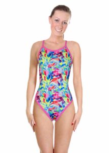 Turbo Women's Broken Hearts Swimsuit - Pink