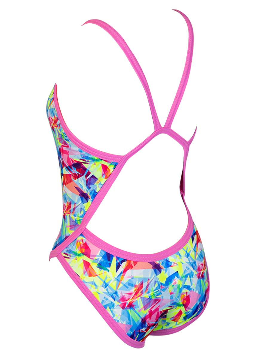 Turbo Women's Broken Hearts Swimsuit - Pink-532183