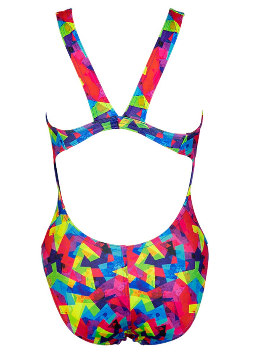 Turbo Women's Splash Swimsuit - Red-532229