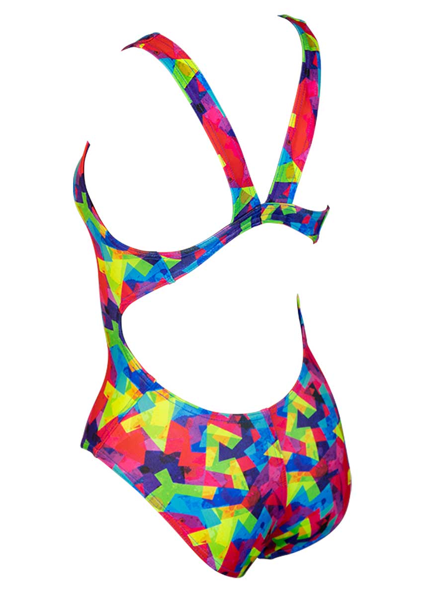 Turbo Women's Splash Swimsuit - Red-532227