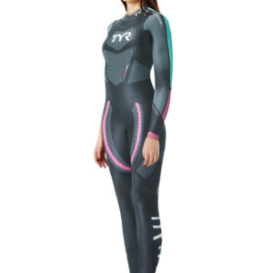 TYR Women's Category 5 Wetsuit - Black/Blue