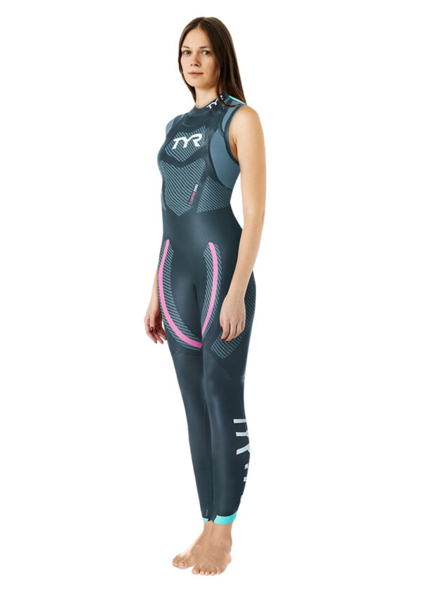 TYR Women's Category 5 Sleeveless Wetsuit - Black-0