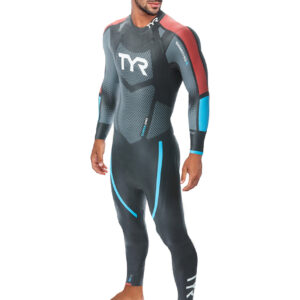 TYR Men's Category 3 Wetsuit - Black/Silver