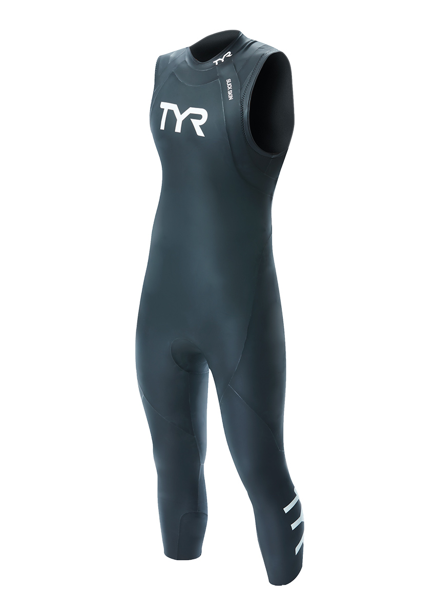 TYR Men's Category 1 Sleeveless Wetsuit - Black-538243