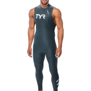 TYR Men's Category 1 Sleeveless Wetsuit - Black-0