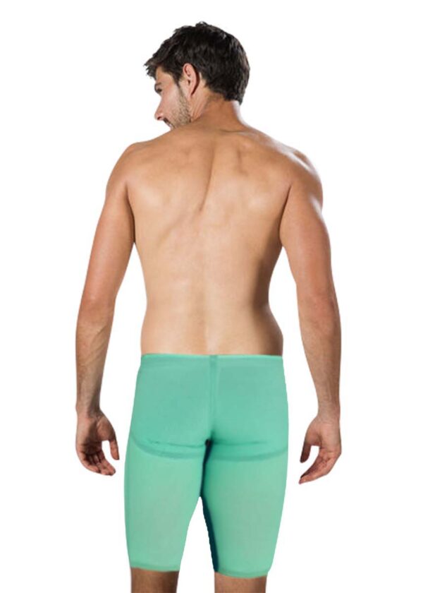 Speedo Men’s Fastskin LZR Pure Valor Jammer – Green Glow / Nordic Teal