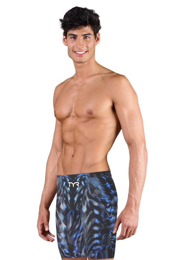 TYR Venzo Genesis High Waist Jammer - Steel Blue-0