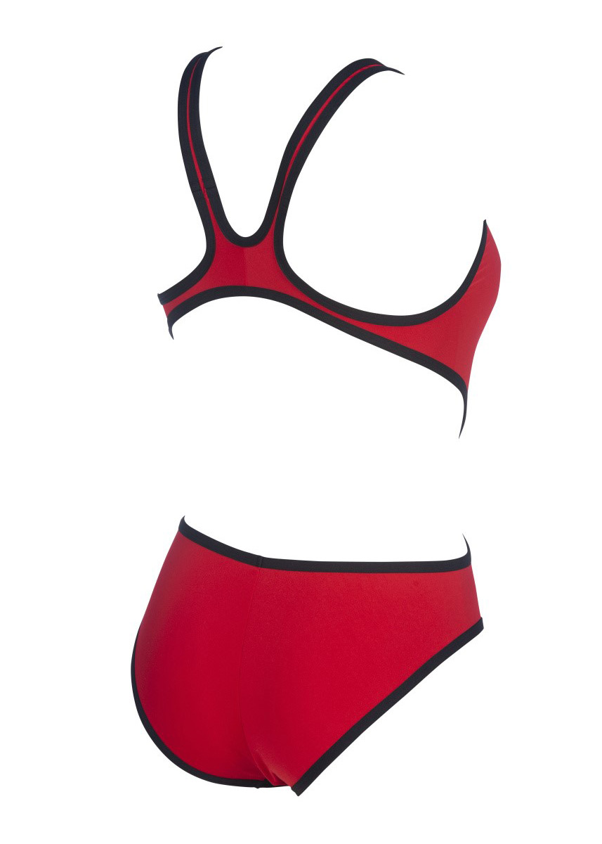 Arena Womens One Biglogo Swimsuit - Red / Black-533916