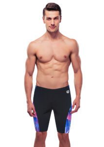 Arena Mens Shading Prism Jammer - Black / Multi