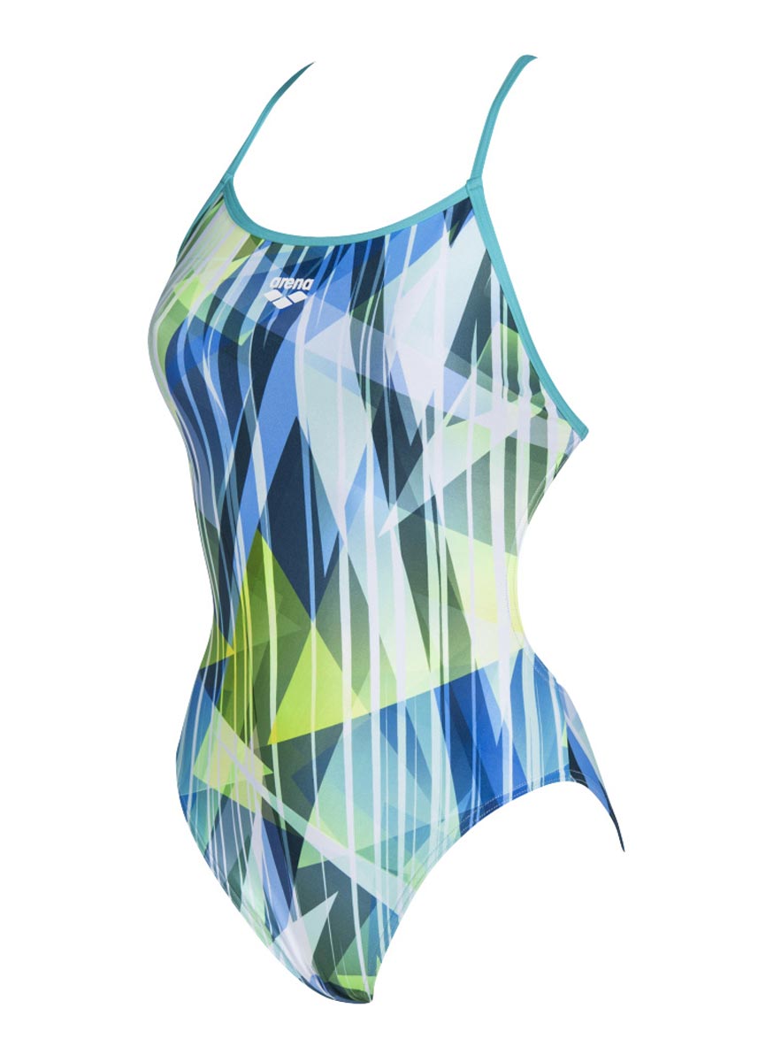 Arena Womens Shading Prism Booster Back Swimsuit - Mint / Multi-533994