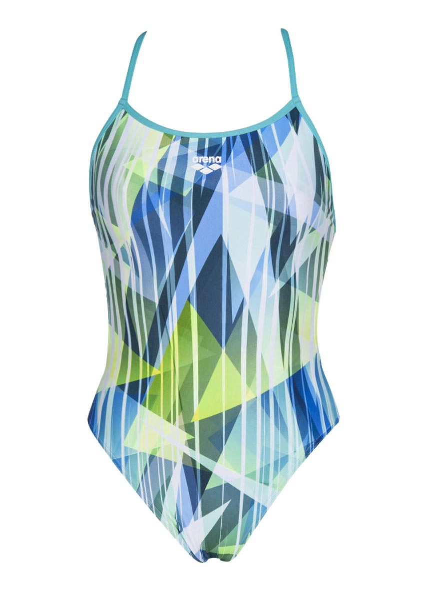 Arena Womens Shading Prism Booster Back Swimsuit - Mint / Multi-533996