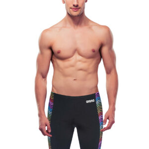 Arena Mens Stripes Jammer - Black / Multi-0
