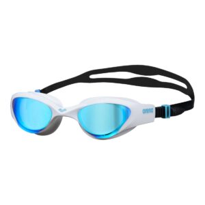 Arena The One Mirrored Goggle - Blue / White / Black-0