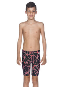 Arena Boys Carbonics Junior Jammer - Black / Red