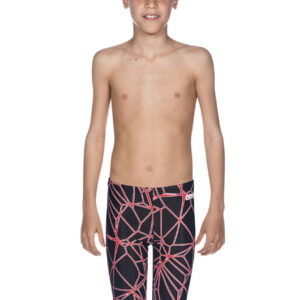 Arena Boys Carbonics Junior Jammer - Black / Red-0