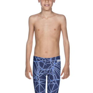 Arena Boys Carbonics Junior Jammer - Navy / Neon Blue-0