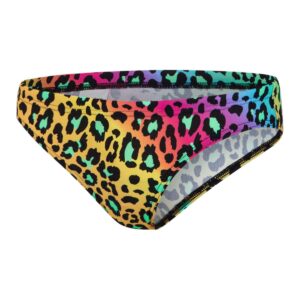 Speedo Girl's JungleGlare Allover Hipster Swim Bikini Brief-0