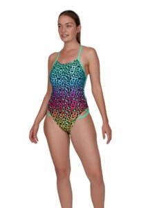Speedo Women's JungleGlare Placement Freestyler Swimsuit