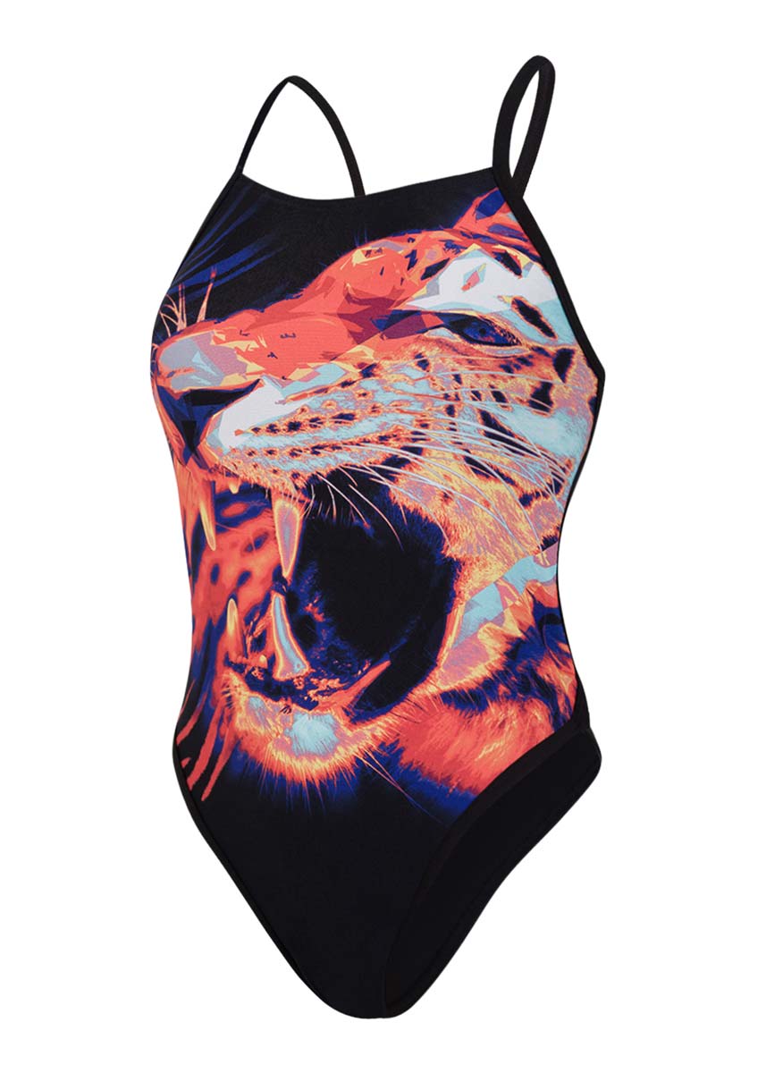 Speedo Women's JungleBeast Placement Ribbonback Swimsuit-534491