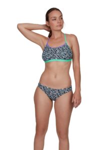 Speedo ElectricStripe Allover Hipster Swim Bikini Brief