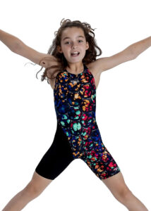 Speedo Girl's Fastskin Junior Endurance+ Kneesuit - Black / Beautiful Blue
