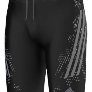 Adidas Boys Infinitex Tech Range Long Leg Jammer - Black / Iron Metallic-0