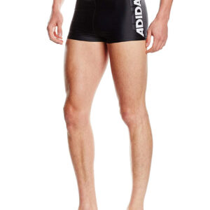 Adidas Men's Infinitex Drive Swim Boxers - Black / White-0