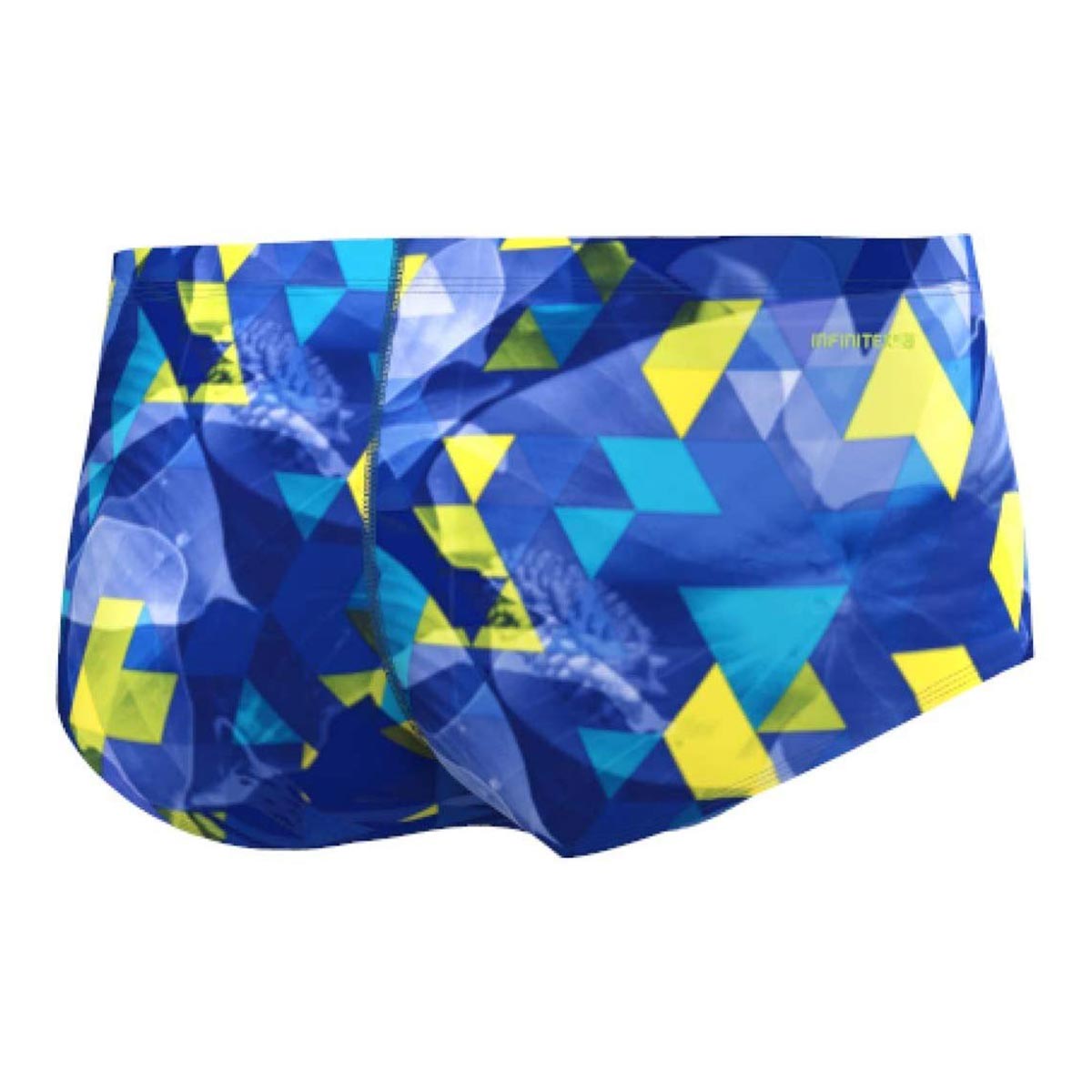 Adidas Men's Xtreme Swimming Trunks - Shock Blue / Yellow-brand