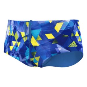Adidas Men's Xtreme Swimming Trunks - Shock Blue / Yellow-0