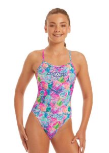 AMANZI Girls Fineapples Swimsuit
