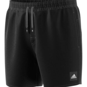 Adidas Men's Solid Swim Shorts - Black-0