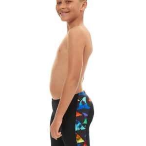 Maru Boy's Shark Bait Panel Jammer - Black/Multi-0