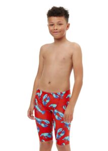 Maru Boy's Lobster Roll Pacer Jammer -  Red