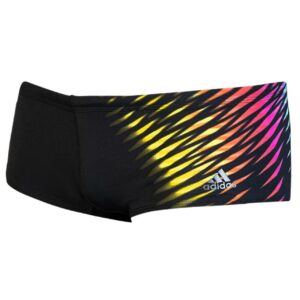 Adidas Men's Graphic Aquashort - Black / Yellow-0