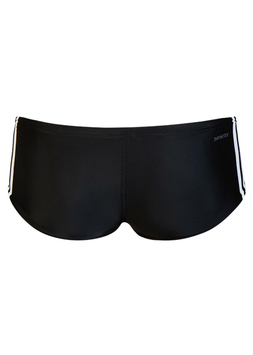 Adidas Boy's Infinitex+ Swim Trunks - Black / White-536061