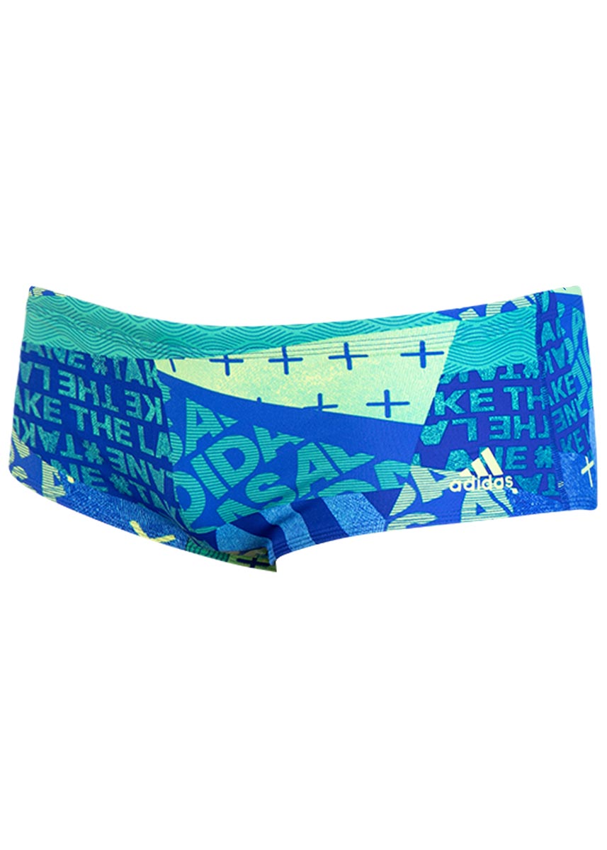 Adidas Boy's Performance Swim Boxer - Blue / Green-0