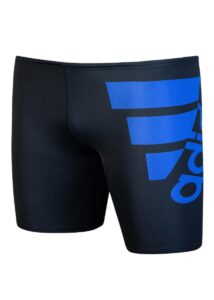 Adidas Boy's Solid Swim Jammer - Black / Blue