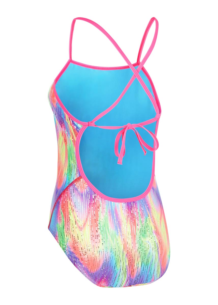 Maru Tutti Fruitti Ecotech Sparkle Tie Back Swimsuit - Multi-533528