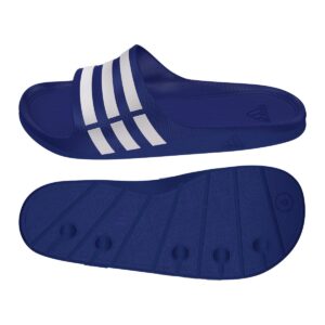 Adidas Duramo Slide Sandals - Blue / White-0