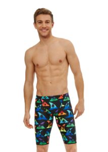 Maru Men's Shark Bait Pacer Jammer -  Black/Multi
