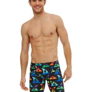 Maru Men's Shark Bait Pacer Jammer - Black/Multi-0
