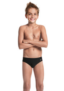 Nike Boy's Tilt Logo Brief - Black