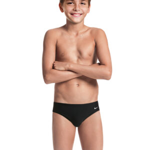 Nike Boy's Tilt Logo Brief - Black-0