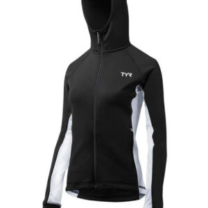 TYR Women's Alliance Victory Warm Up Jacket - Black-0