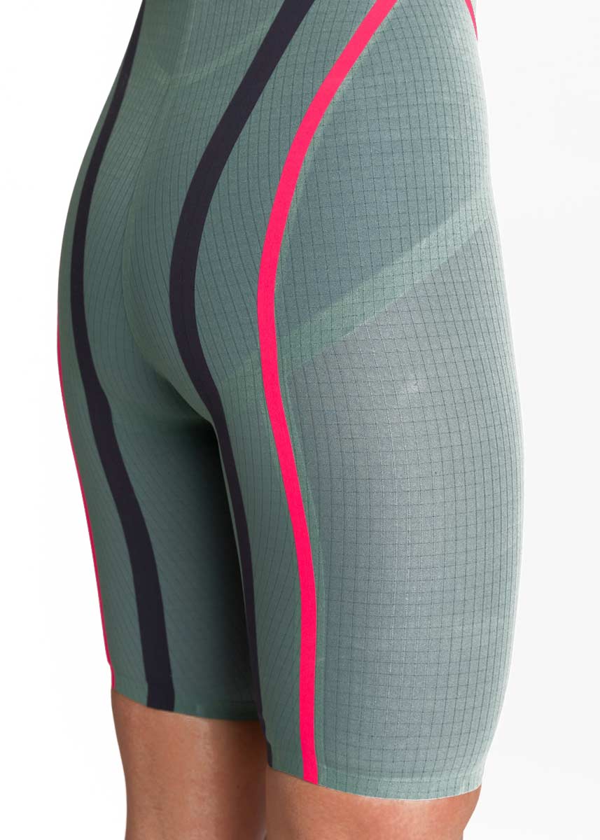 Arena Powerskin Carbon Core FX Closedback Kneesuit - Army Green