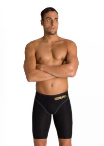 Arena Powerskin Carbon Core FX Jammer - Black / Gold