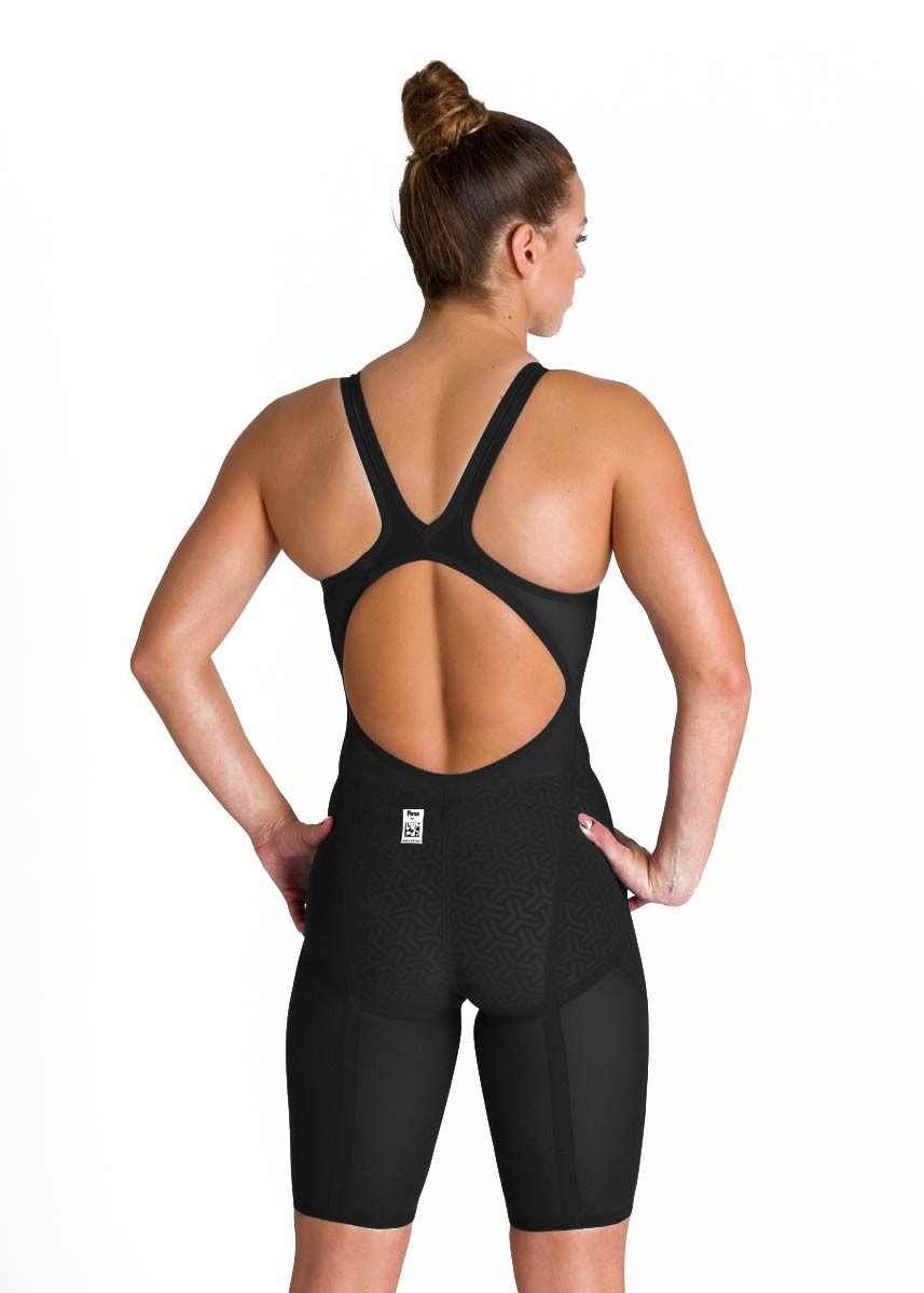 Arena Powerskin Carbon Glide Openback Kneesuit - Black / Gold-brand